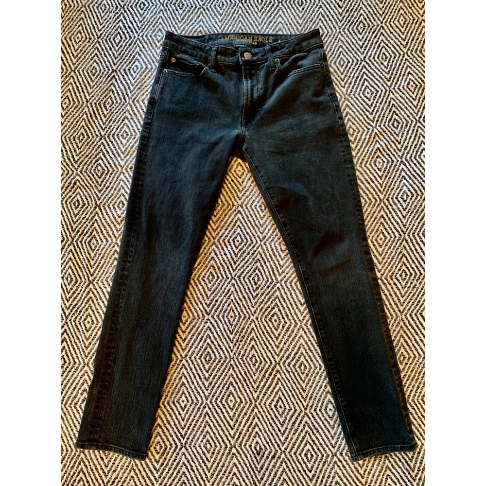 American eagle black skinny jeans size 30